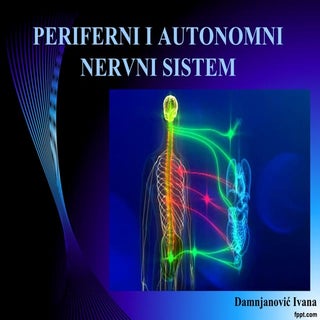 Periferni i autonomni nervni sistem