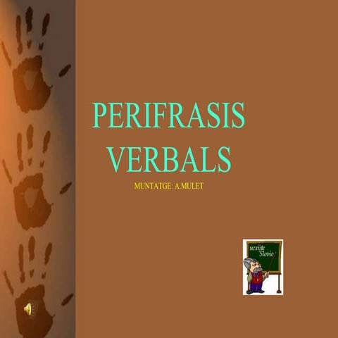 Perifrasis Verbals