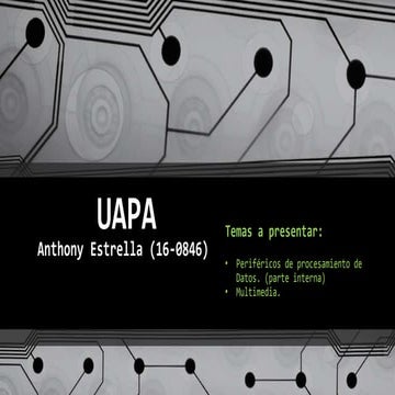 Periféricos de procesamiento de datos