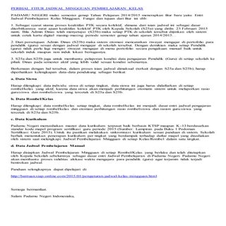 Perihal fitur jadwal mingguan pembe...