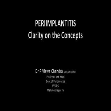 PeriImplantitis Concepts.pptx