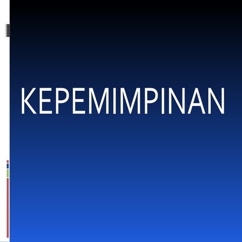 Perilaku organisasi   kepemimpinan