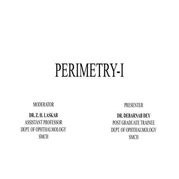 Visual Field | Humphrey Perimetry | PDF