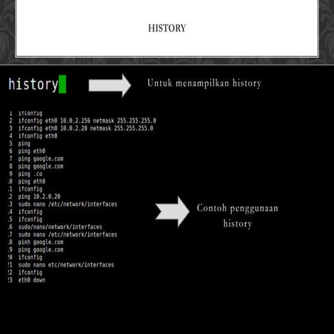 50 Perintah dasar linux