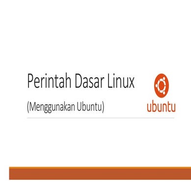 Perintah perintah Dasar Linux bagi pemula