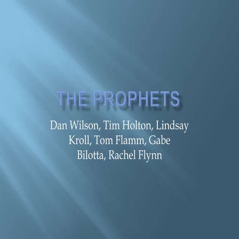 The prophet isaiah | PPTX