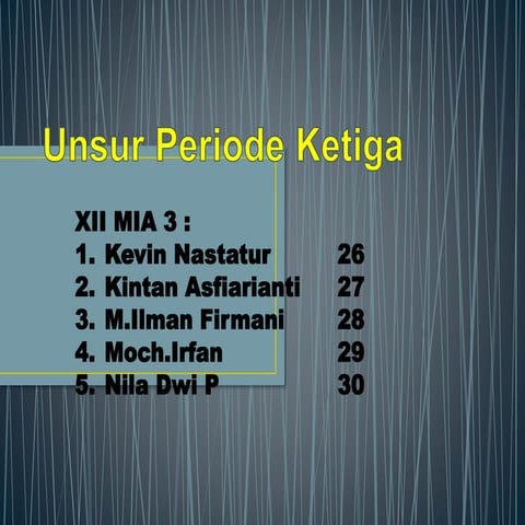 Unsur periode 3