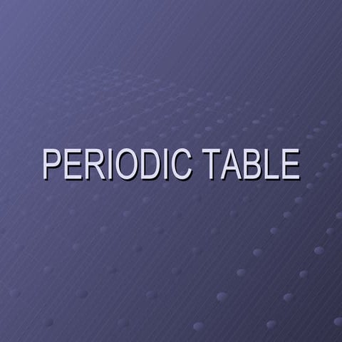 Periodic Table 5