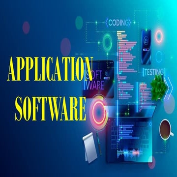 Computer Application Software and different types of Application ...