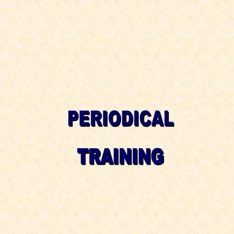 Periodical training for chemistry studentsPPT | PPT