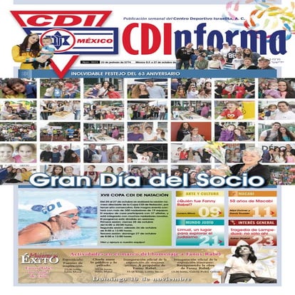 Núm. 2623, 23 de jeshván de 5774 México D.F. a 27 de octubre de 2013