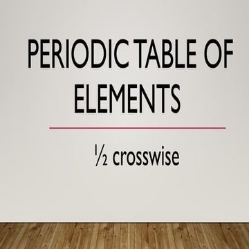 PERIODIC TABLE OF ELEMENTS - A LONG QUIZ.pptx