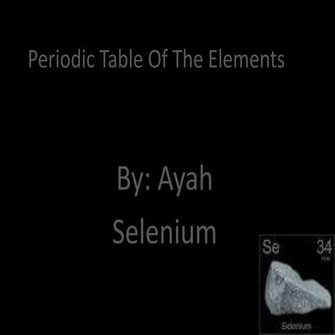 Selenium | PDF