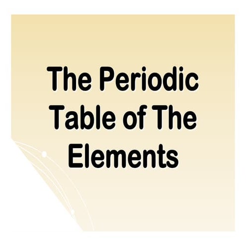 Periodic table ppt cscope
