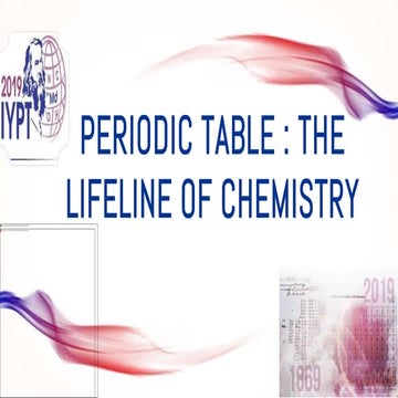 History Of The Periodic Table Of Elements | PPTX