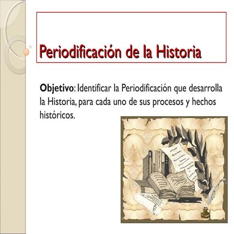 Periodificación de la historia