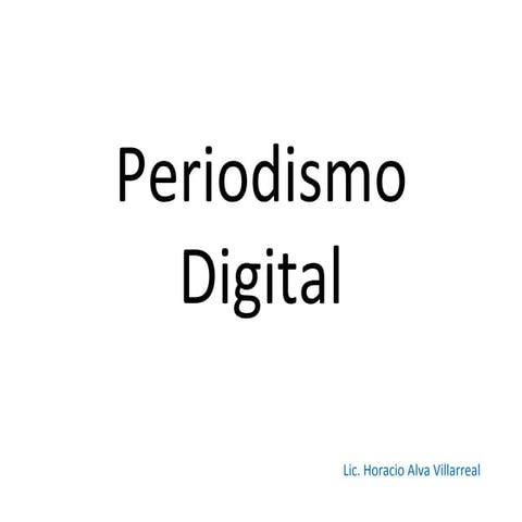Periodismo Digital O.1