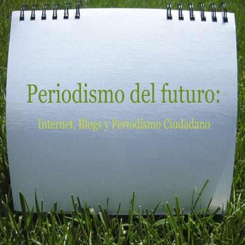 Periodismo Del Futuro