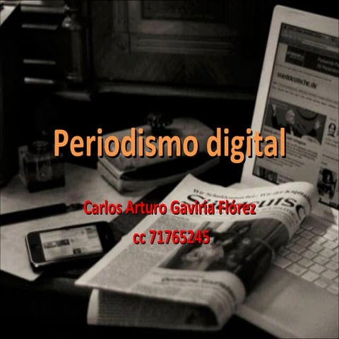 Periodismo digital