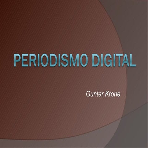 Periodismo digital