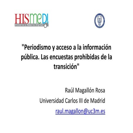 Periodismo y acceso a la informacion publica. las encuestas prohibidas