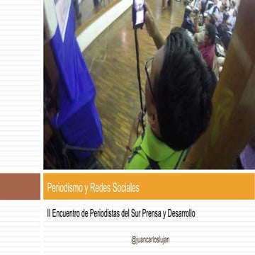 Periodismo y redes sociales 