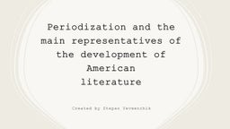History of American Literature | PPT