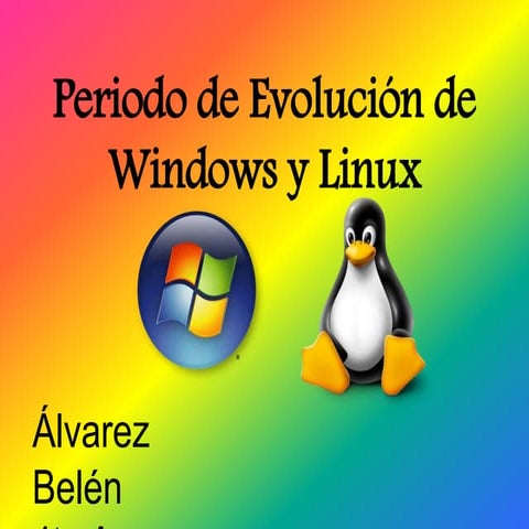 Periodo de evolución de Windows/Linux | PPTX