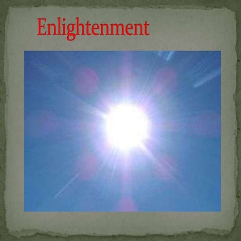 Period of enlightenment