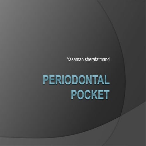 Periodontal pocket