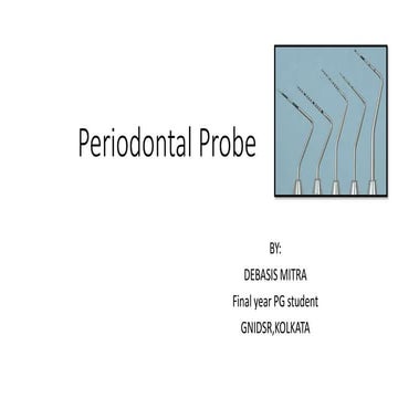 Periodontal probe