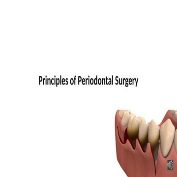 Periodontal Surgery lecture.pptx in dentistry | PPTX