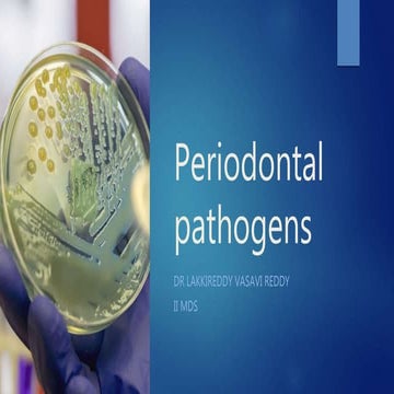 Periodontal pathogens