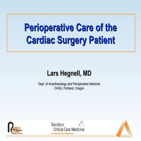 Perioperative Management
