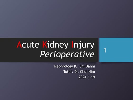 Perioperative AKI-Shi Danni-20240119.pptx