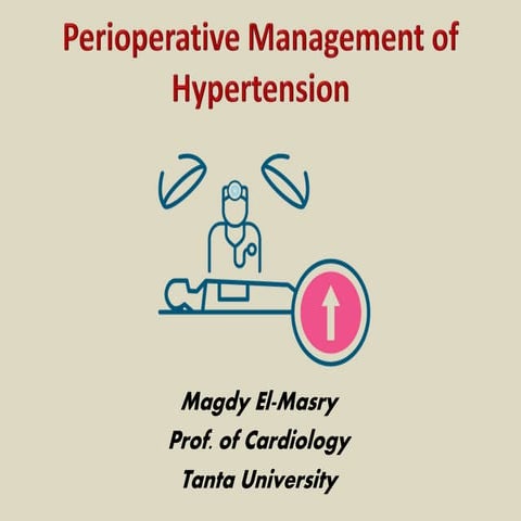 Perioperative Management of Hypertension