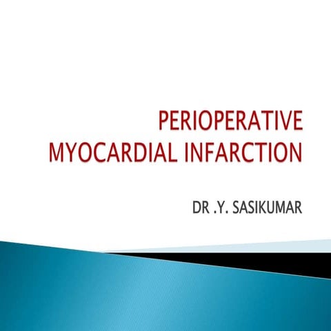 Perioperative myocardial infarction ppt