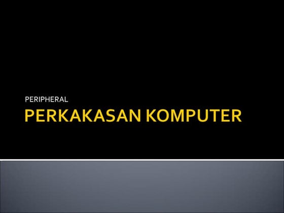 Senarai semak penyelenggaraan komputer | DOCX