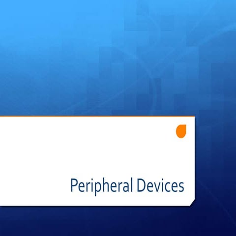 Peripheral devices