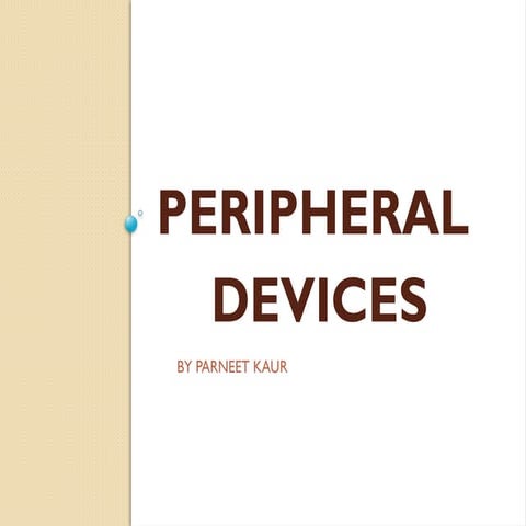 Computer devices | PPTX