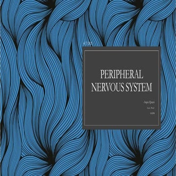 Peripheral nervous system