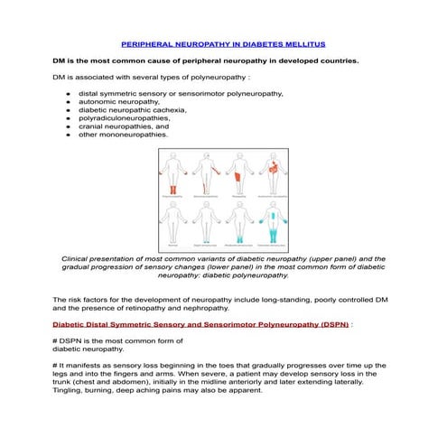 PERIPHERAL NEUROPATHY IN DM (Important Points).pdf