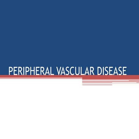 Physiotherapy Management in Peripheral arterial disease