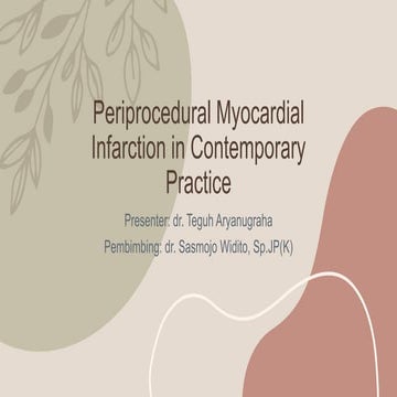 Periprocedural Myocardial infarction in contemporary Practise.pptx