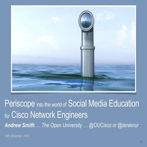 Using Periscope #SocMedHE15