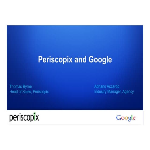 Periscopix google event 9 may 2012.com