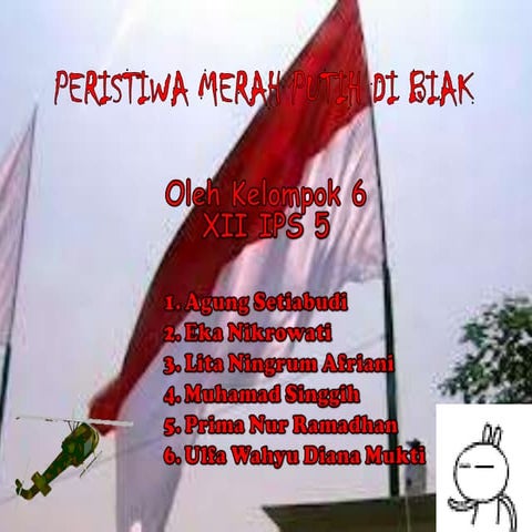 Peristiwa merah putih di biak