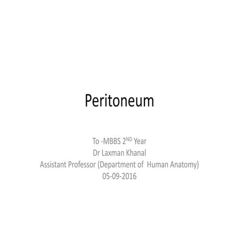 Peritoneum i