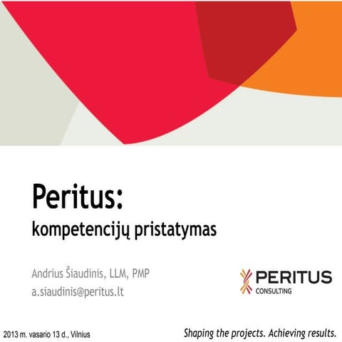 Peritus kompetencijos