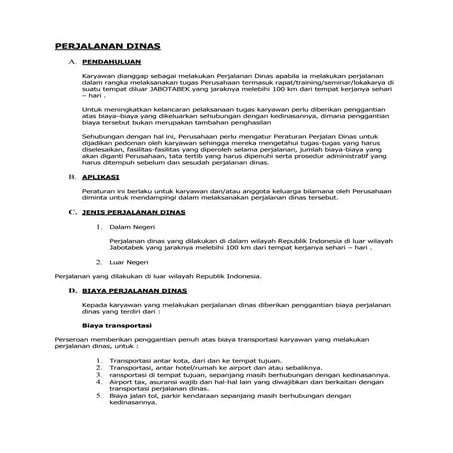 Perjalanan dinas info